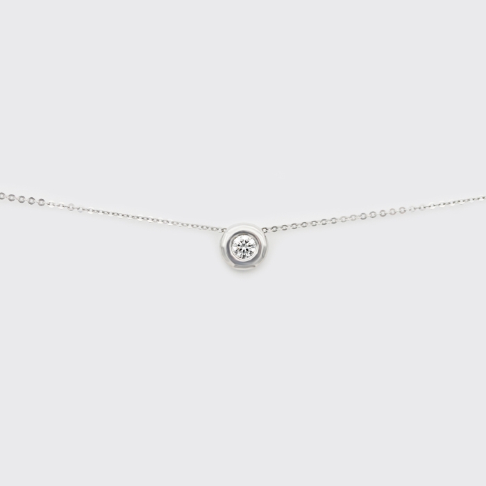 Halskette - Weißgold, Brillant (0,20 ct.) Halskette - Weißgold, Brillant (0,20 ct.)