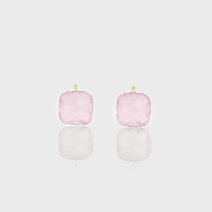 Rosenquarz-Einhänger für Creole