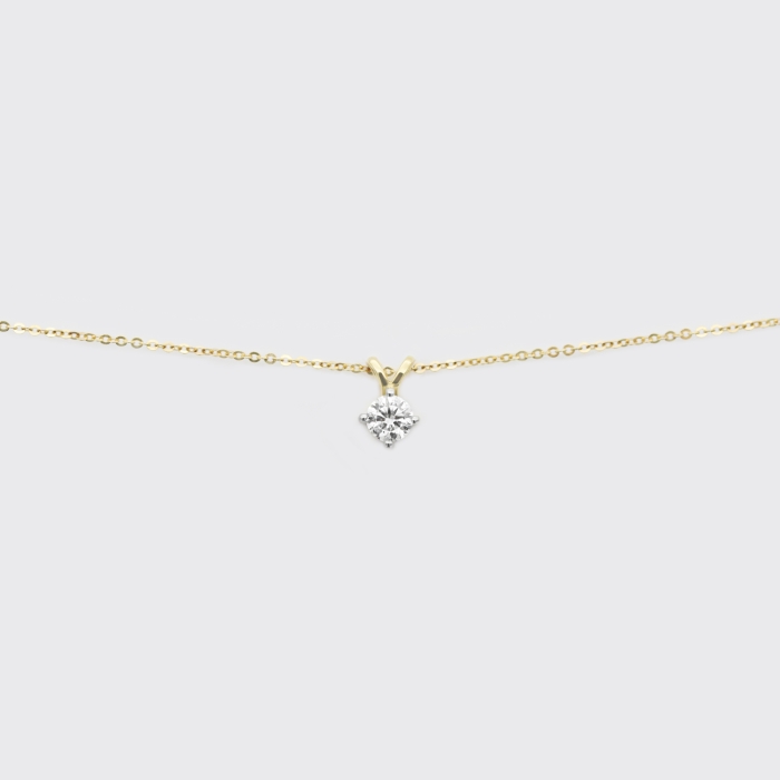 Goldkette Brillant-Anhänger (0,2 ct.) Goldkette Brillant-Anhänger (0,2 ct.)