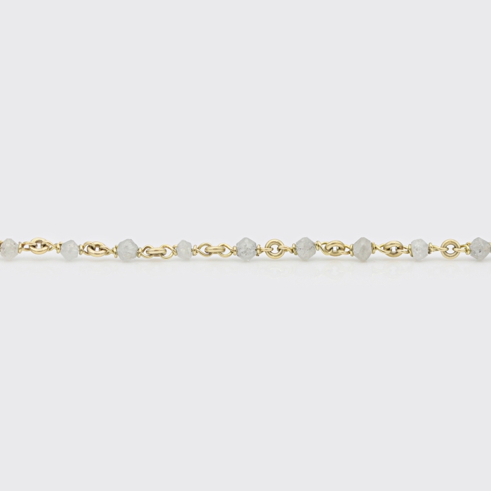 Goldkette mit Diamantbrocken Goldkette mit Diamantbrocken