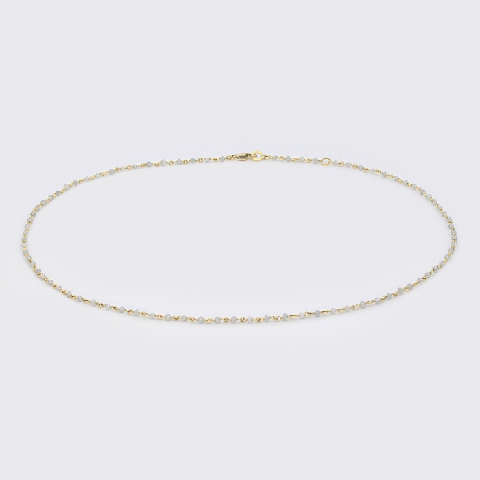 Goldkette mit Diamantbrocken Goldkette mit Diamantbrocken