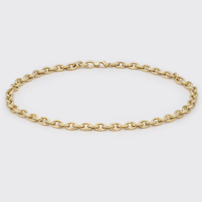 große Gelbgold Ankerkette (7,5mm)