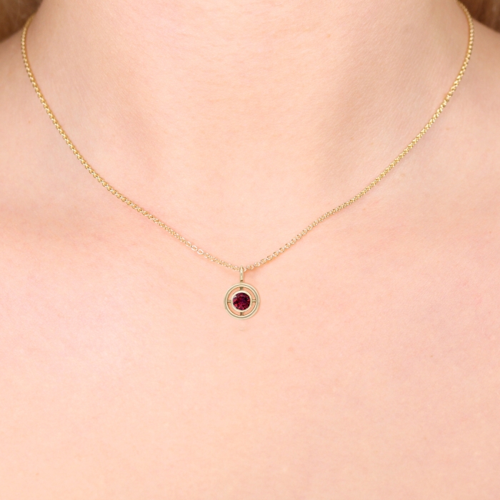 Target-Anhänger Rubin