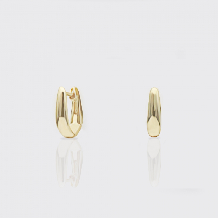 Ohrcreolen - oval Gelbgold Ohrcreolen - oval Gelbgold