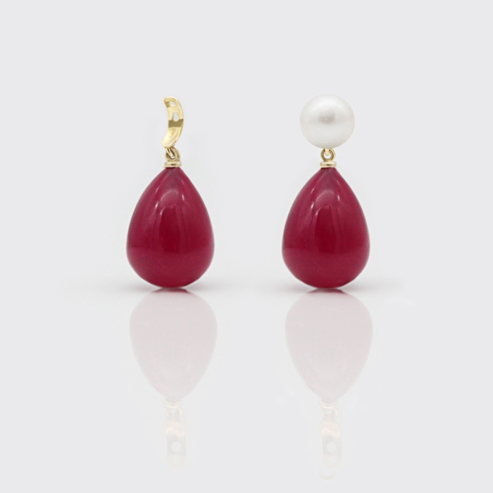 pinke Chalcedontropfen pinke Chalcedontropfen
