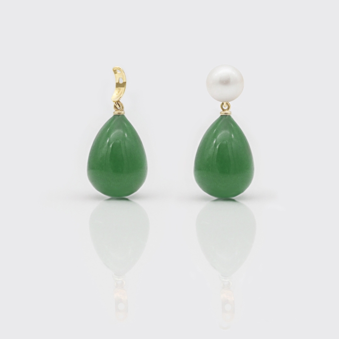 grüne Chalcedontropfen grüne Chalcedontropfen