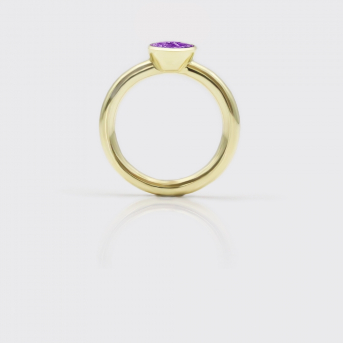 Solitärring Amethyst Solitärring Amethyst