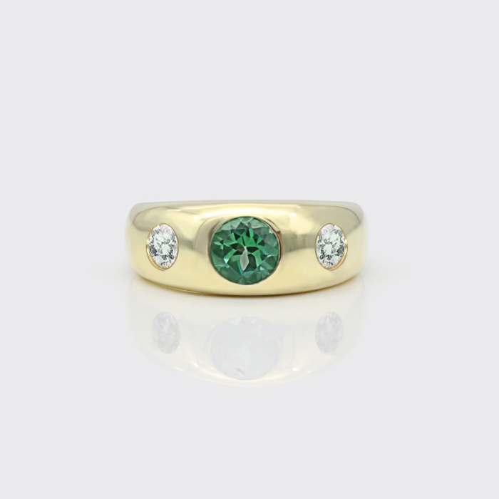 Bandring mit Turmalin und Brillanten Bandring mit Turmalin und Brillanten