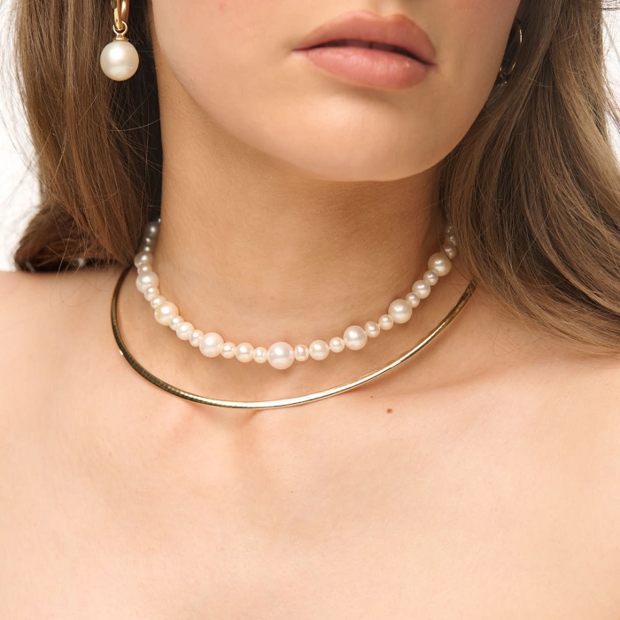 Halsreif - Gelbgold 3mm Halsreif - Gelbgold 3mm