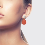 dunkelorange Chalcedontropfen dunkelorange Chalcedontropfen