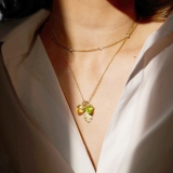 Eichelanhänger Peridot