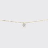 Goldkette Brillant-Anhänger (0,5 ct.)