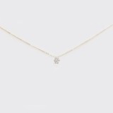 Goldkette Brillant-Anhänger (0,5 ct.)