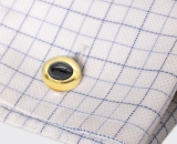 Manschettenknöpfe - Saphircabochons