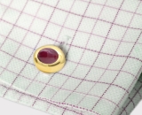 Rubin-Manschettenknöpfe Rubin-Manschettenknöpfe