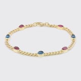 Armband mit Turmalin und Londontopas Armband mit Turmalin und Londontopas