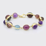 Cabochonarmband mit großen Steinen