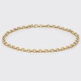 große Gelbgold Ankerkette (7,5mm)