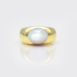 Soulring No. I - Mondstein, Gelbgold Soulring No. I - Mondstein, Gelbgold