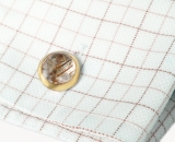 Manschettenknöpfe - Rutilquarz