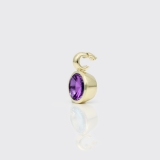 Anhänger mit konkav Amethyst