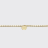 Goldarmband mit Plakette Goldarmband mit Plakette