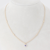 Goldkette mit Tansanit
