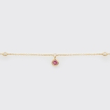 Goldkette mit pink Turmalin Goldkette mit pink Turmalin