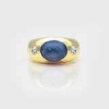 Soulring No. 1+ mit Londontopas und Brillanten