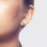 Ohrstecker - Peridot Cabochons (7 mm) Ohrstecker - Peridot Cabochons (7 mm)