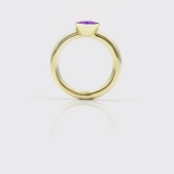 Solitärring Amethyst