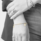 Goldarmband mit 3 Gelbgoldplaketten