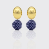 Ohrclip - oval, gold Ohrclip - oval, gold