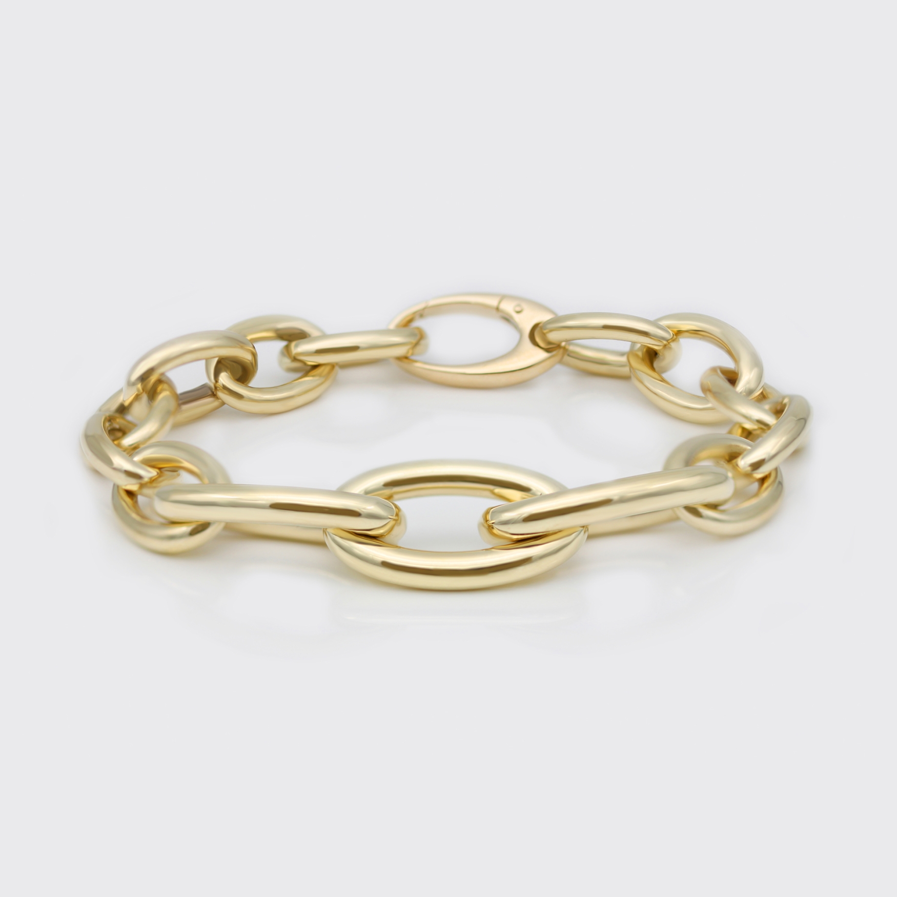 Armband - große Gelbgold Glieder