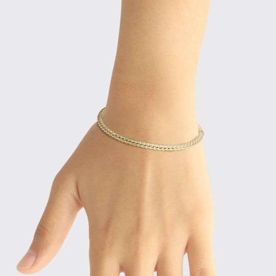 FlexArmreif mit Aquamarinen und Saphiren