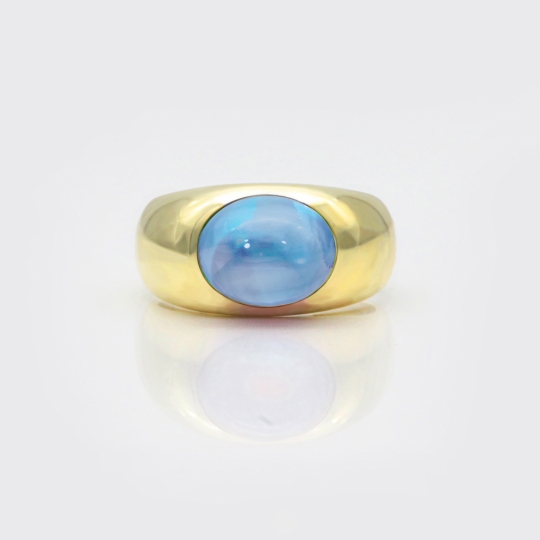 Soulring No. 1 mit Blautopas