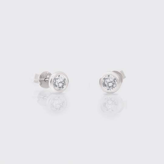 Ohrstecker - Brillanten 0,2 ct., Weißgold