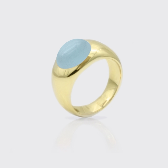 Soulring No. I mit Aquamarin