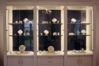 Vitrine im Bonner Atelier